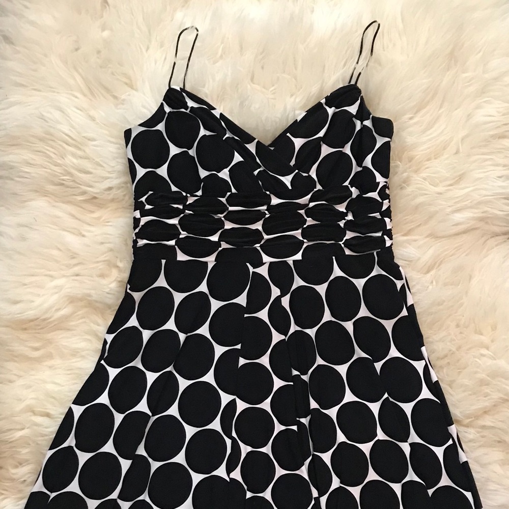 Black and White Polka Dot Dress